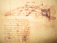 Leonardo elforgatható híd terve