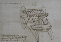 Leonardo orgona ágyú terve