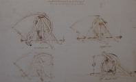 Leonardo kőhajító gép terve